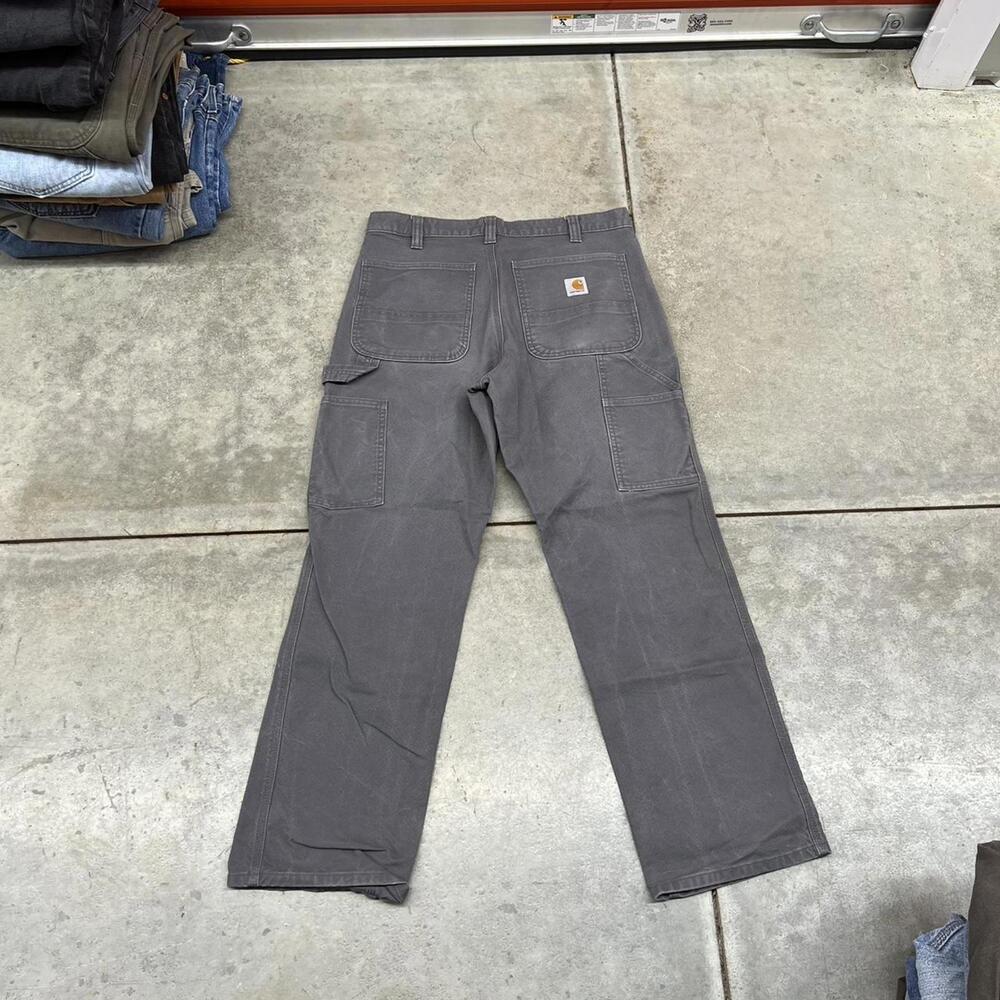 vintage carhartt grey relaxed baggy fit cargo pants size 32 x 30 - Picture 4 of 4